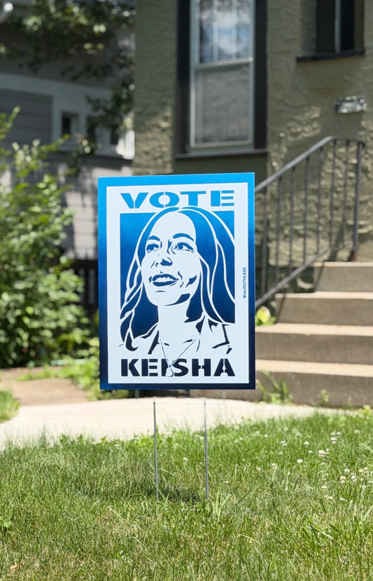 Vote Keisha -- Yard Sign (2 sided) (Copy)